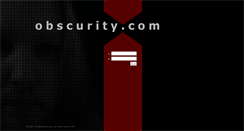 Desktop Screenshot of obscurity.com